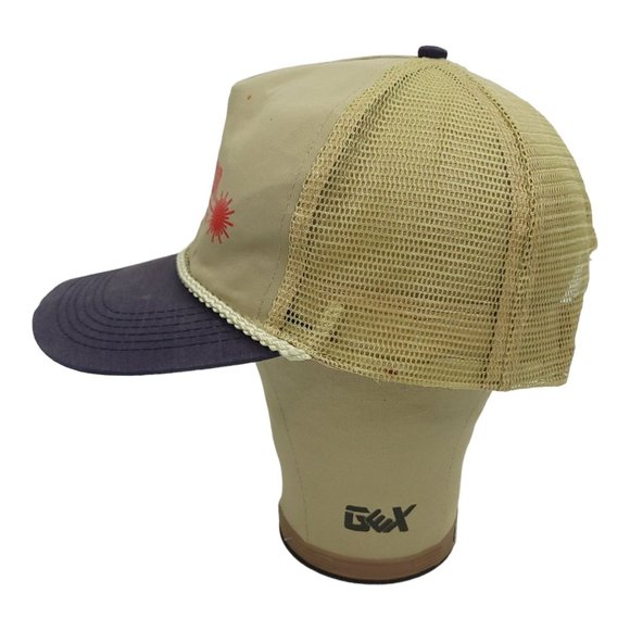 Vintage Otto Surveyor Hayes Instrument Mesh Rope Braid Snapback Cap Trucker Hat - Picture 8 of 13